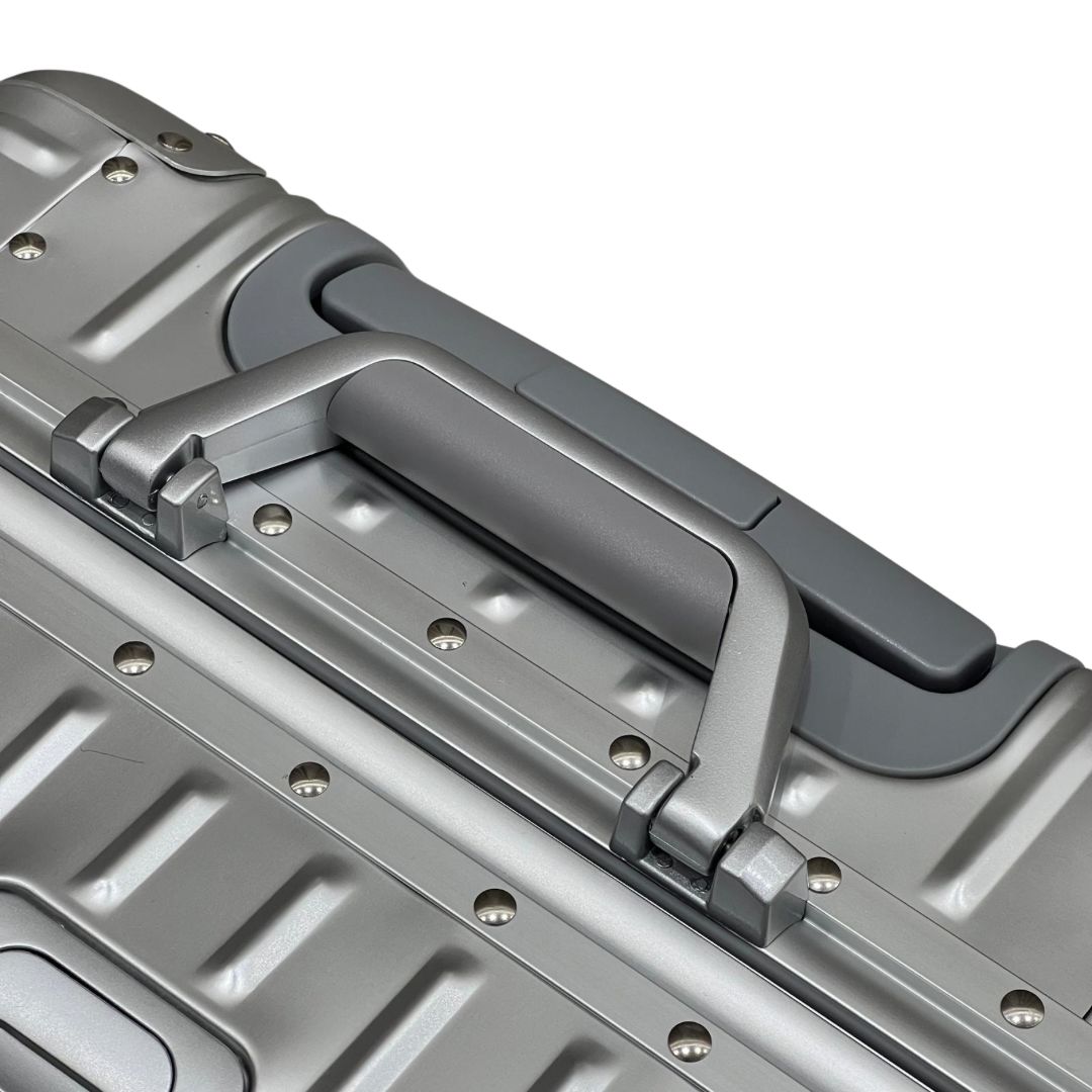 REAL Full Metal Aluminium 20 inch Cabin Carry on Luggage Suitcase - 55x40x20cm