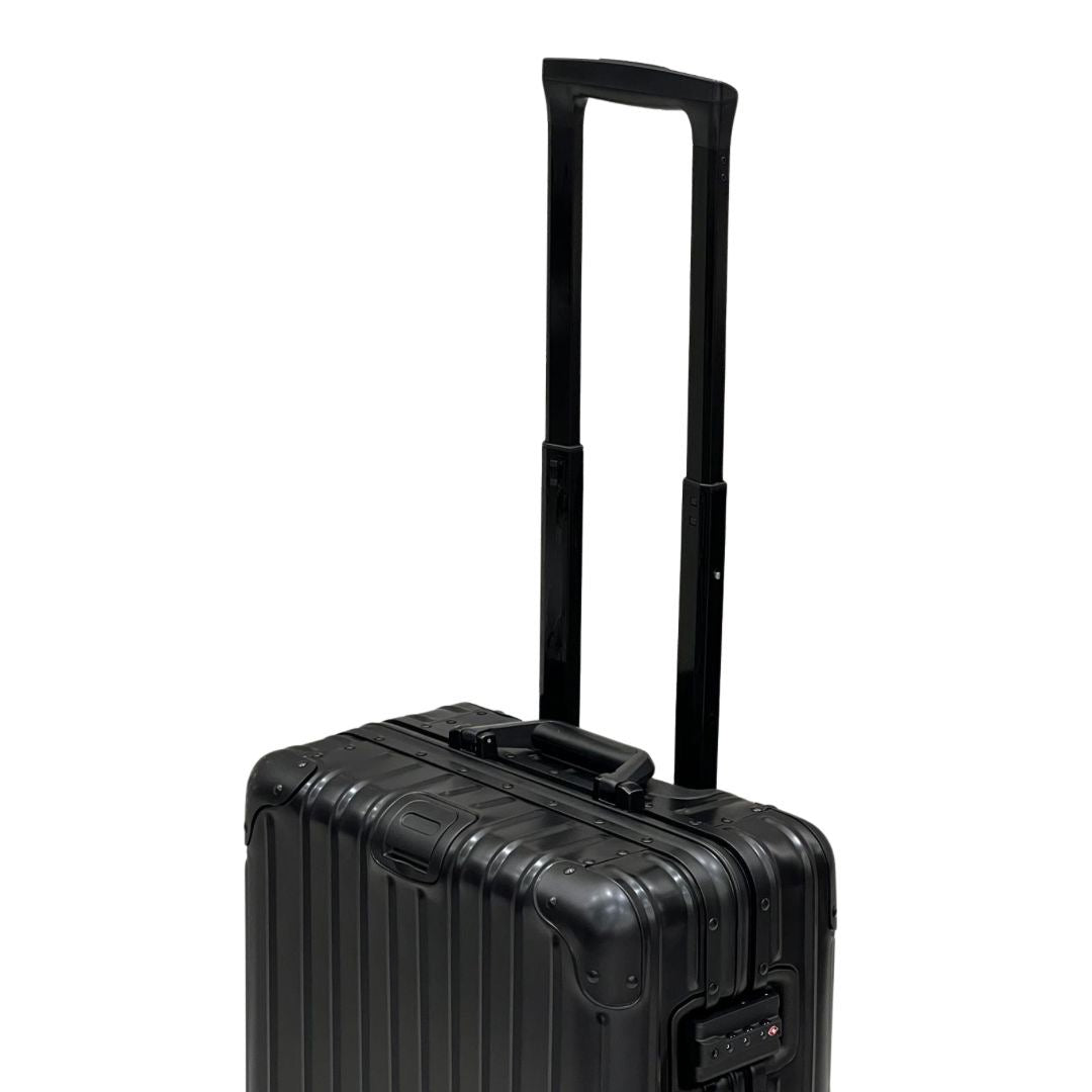 REAL Full Metal Aluminium 20 inch Cabin Carry on Luggage Suitcase - 55x40x20cm