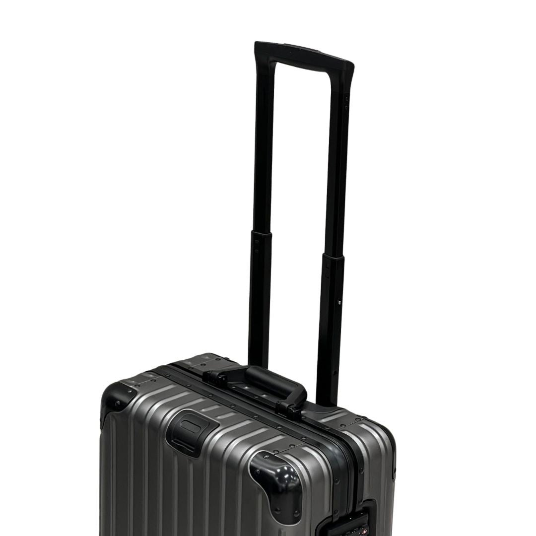 REAL Full Metal Aluminium 20 inch Cabin Carry on Luggage Suitcase - 55x40x20cm