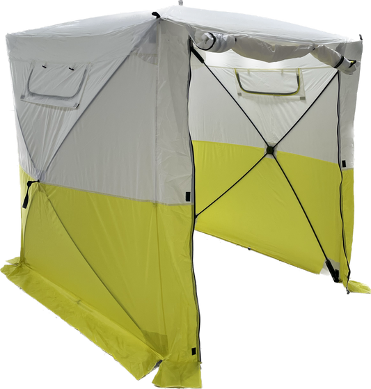 Pop Up Compact Work Tent Shelter Gazebo Weld Screen 1.8m x 1.8m with Carry Case