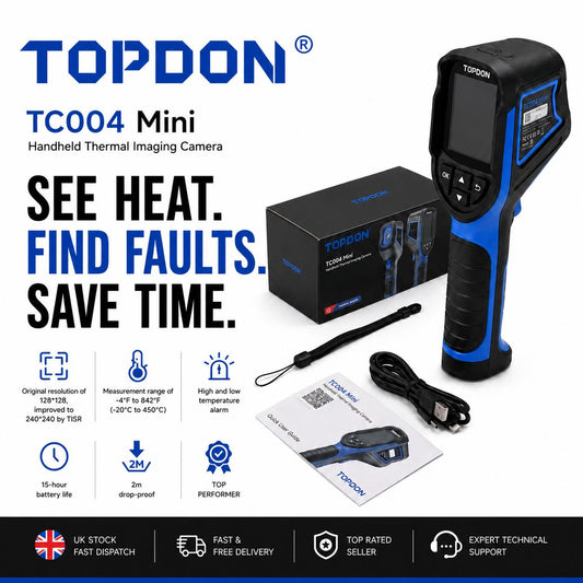 GENUINE TOPDON TC004 Mini Handheld Infrared Thermal Imaging IR Camera